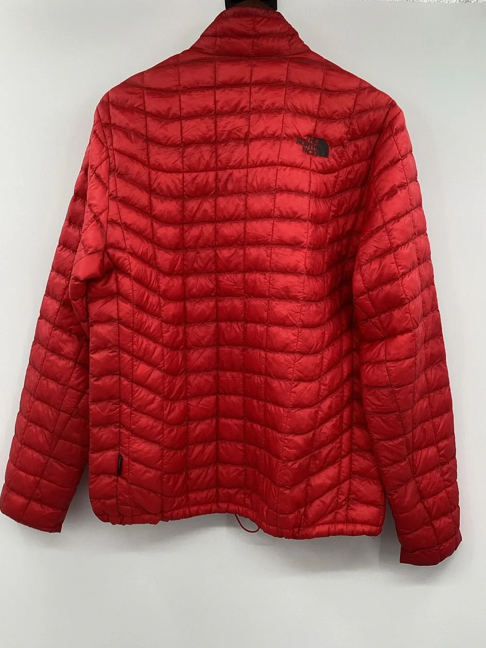 The North Face Men's Red Quilted  Puffer Jacket
